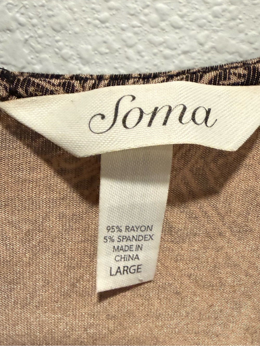 Soma Brown Paisley Sleeveless Jumpsuit - Picture 4 of 9